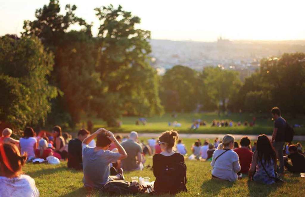 20 minutes sitting, walking outside found to lower stress! (Video)