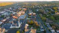 Lynchburg viewed from a bird's eye view